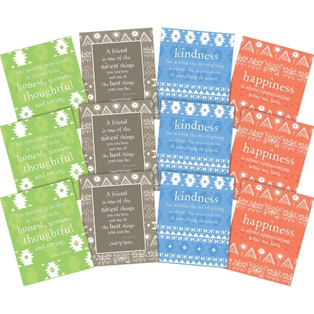 Barker Creek Thoughfulness Art Prints Set, Thoughtfulness Collection, 12/Set 4195